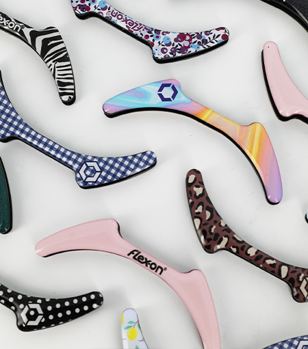 COMPLETE SET OF MAGNETIC STICKERS FOR PAIR OF GREEN COMPOSITE / ALUMINIUM STIRRUPS