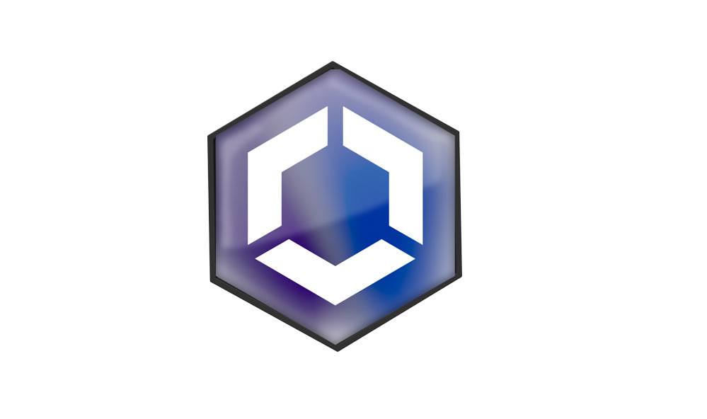 Gradient Pflaume Blau