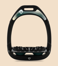 PAIRE D'ÉTRIERS GREEN COMPOSITE NOIR - GRADIENT VERT