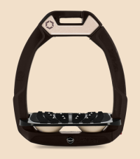 PAIR OF SAFE-ON STIRRUPS BROWN