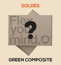 SOLDES : PAIRE D'ÉTRIERS GREEN COMPOSITE FONCÉS