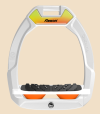 PAIRE D'ÉTRIERS SAFE-ON BLANC GRADIENT JAUNE